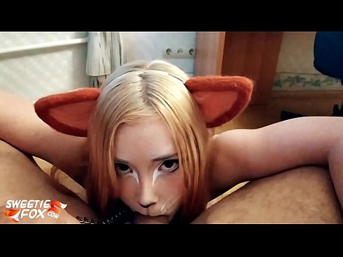 ❤️ Кицунэ заглотить хуй и сперма в рот ❤️❌ Красивое порно у нас